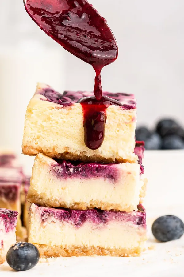 Lemon Blueberry Cheesecake Bars