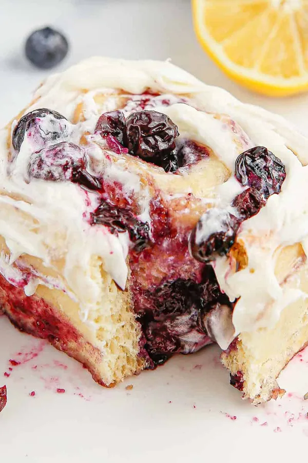 Lemon Blueberry Sweet Rolls
