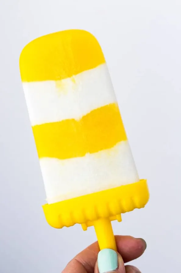 Mango Coconut Popsicles