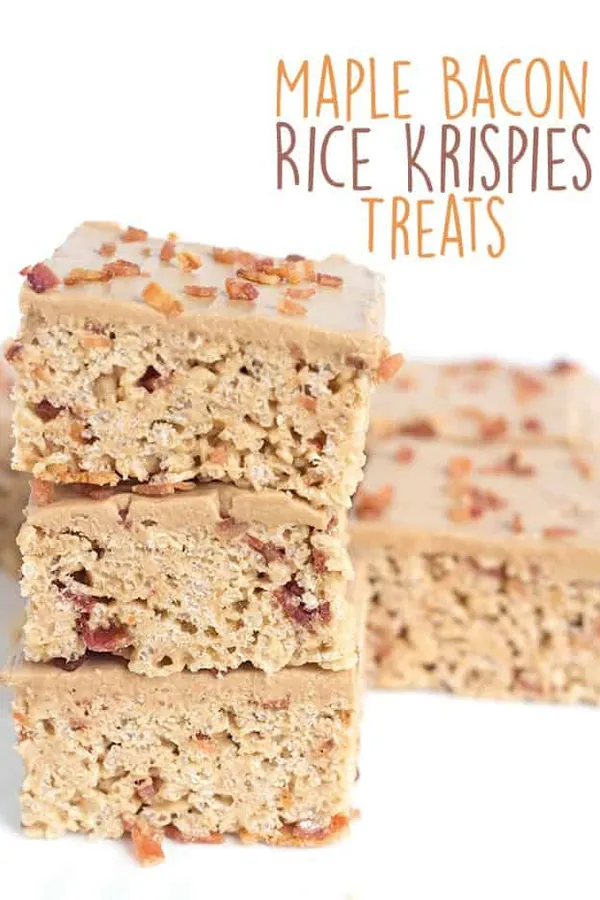 Maple Bacon Rice Krispies Treats