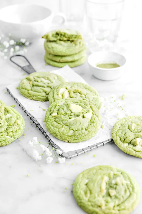 Matcha White Chocolate Cookies
