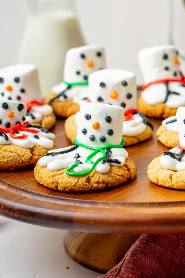 Melted Snowman Cookies