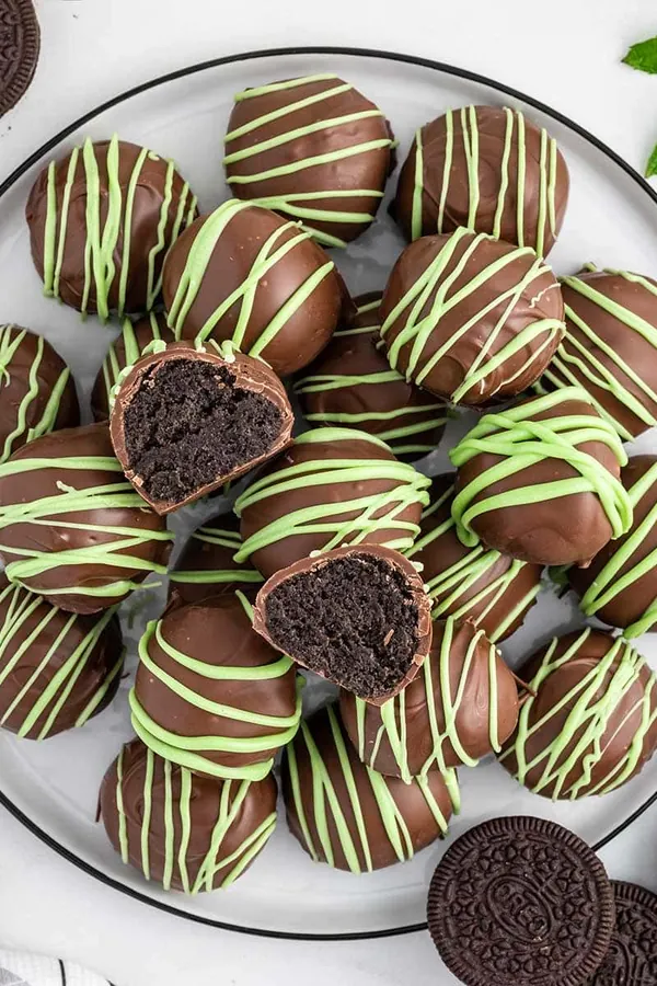 Mint Oreo Truffles