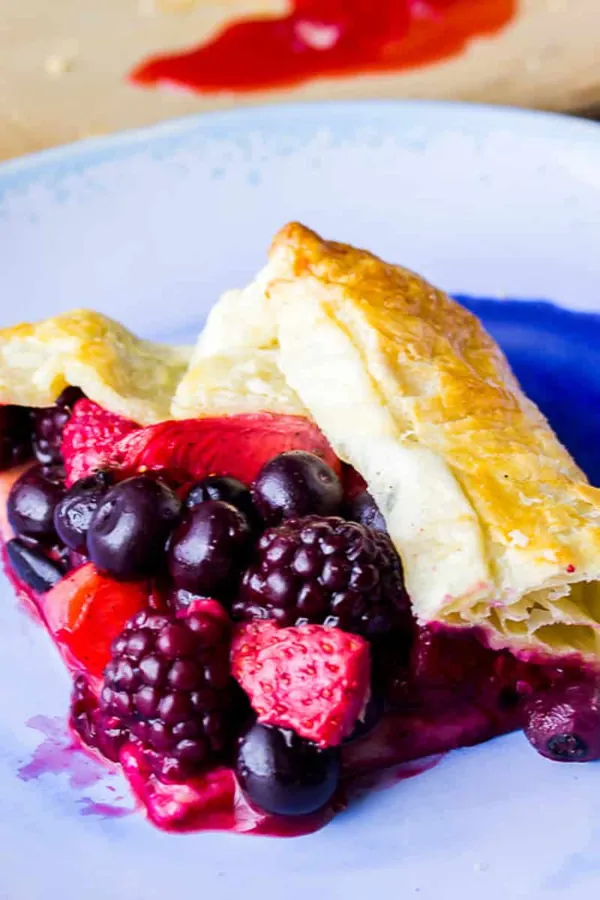 Mixed Berry Puff Pastry Tart