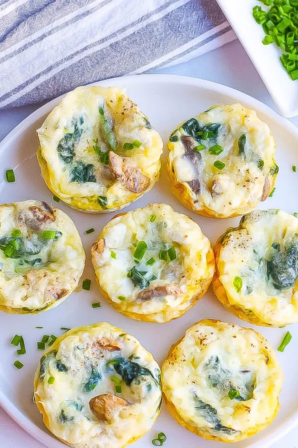 Mushroom Spinach Egg Muffin Recipe