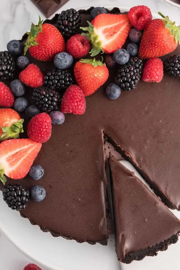 No-bake Chocolate Tart