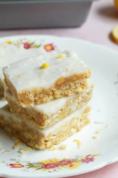 No Bake Lemon Squares
