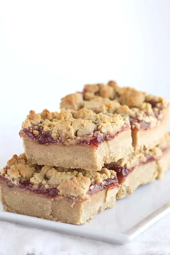 Peanut Butter Jam Bars