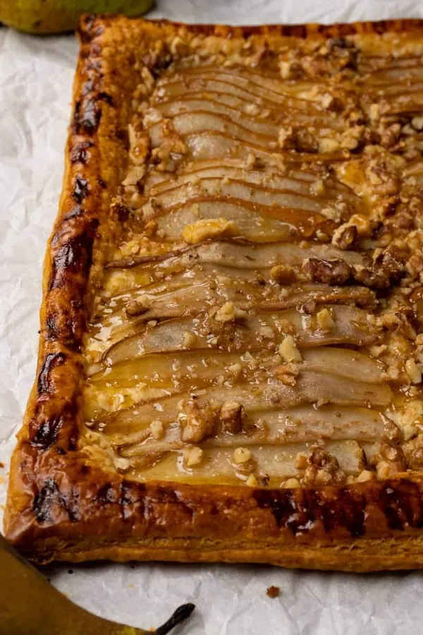 Puff Pastry Pear Tart