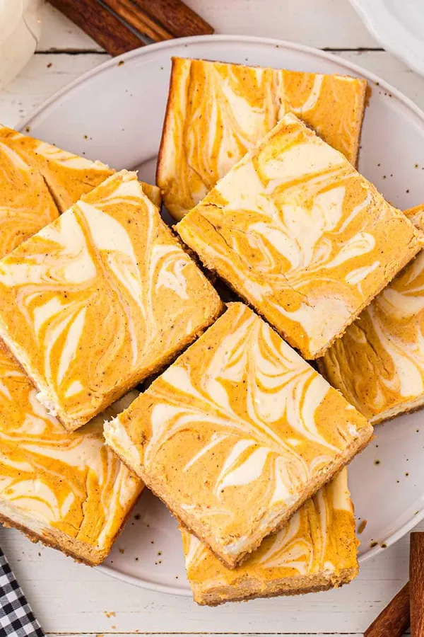 Pumpkin Cheesecake Bars