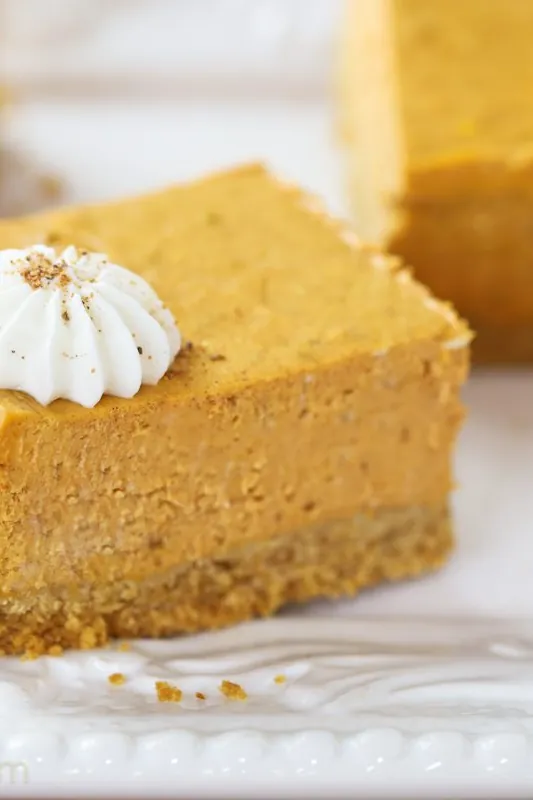 Pumpkin Cheesecake Bars