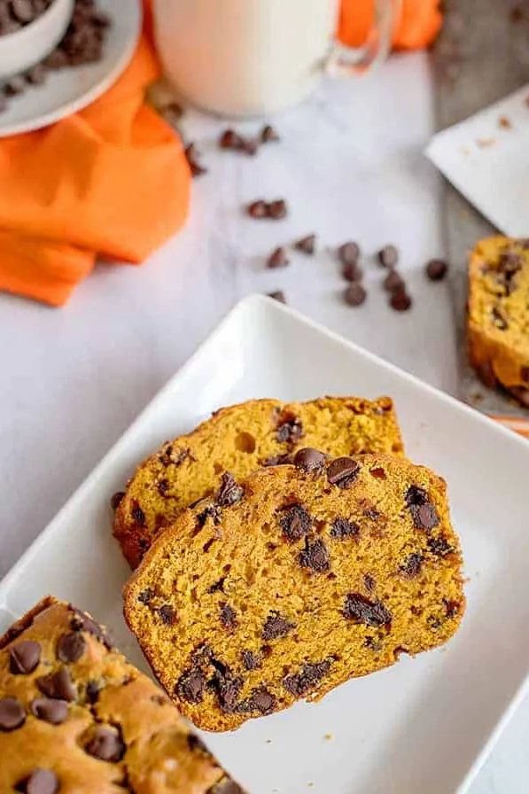 Pumpkin Chocolate Chip Bread