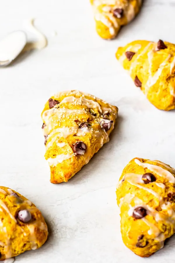 Pumpkin Chocolate Chip Scones