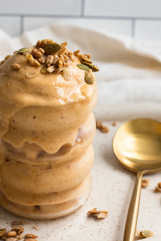 pumpkin pie nice cream