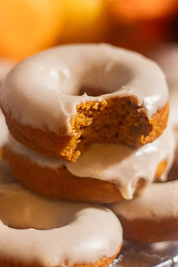Pumpkin Spice Donuts Recipe with Brown Butter Glaze