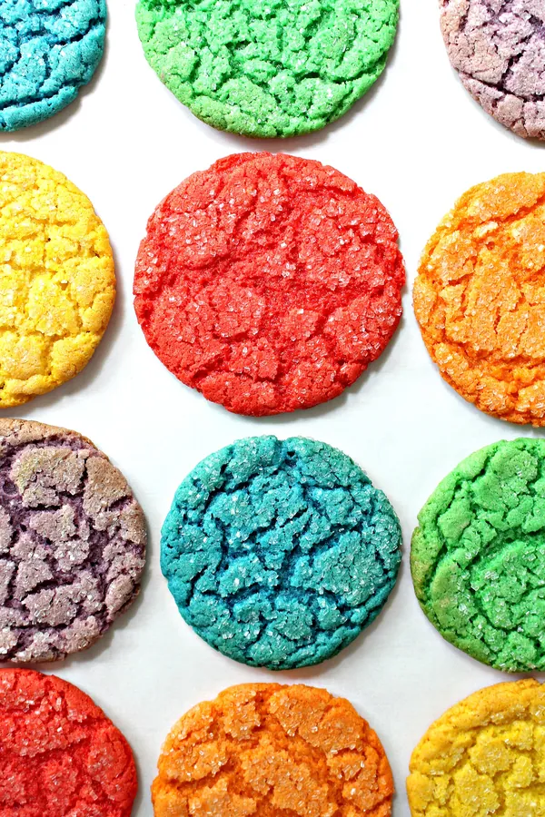 Rainbow Cake Mix Cookies for Military Care Package #23