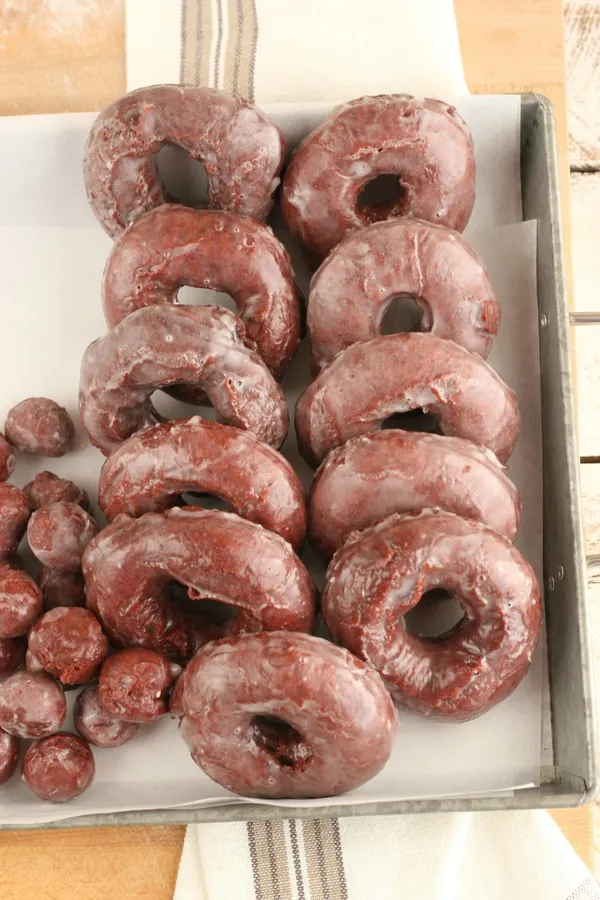 Red Velvet Cake Doughnuts