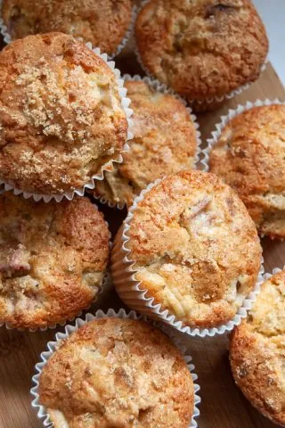 Rhubarb and Ginger Muffins