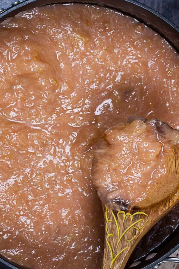 Rhubarb Pear Compote With Warm Spices