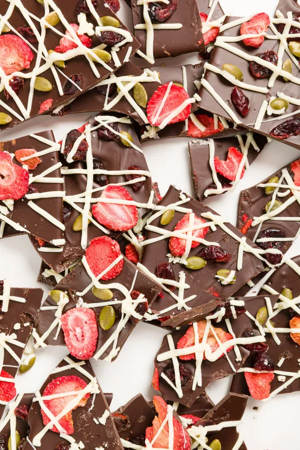 Simple Chocolate Christmas Bark