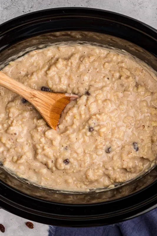 Slow Cooker Rice Pudding