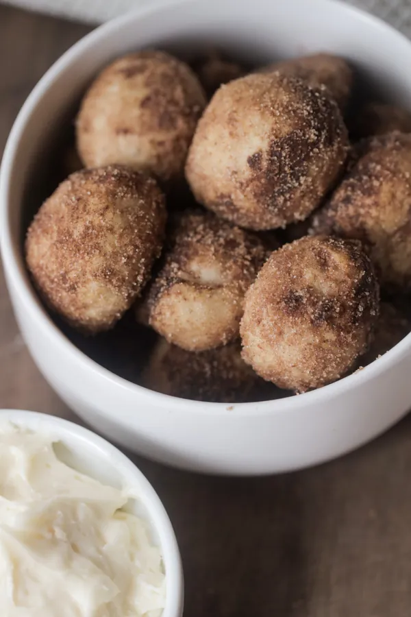 Sourdough Cinnamon Sugar Pretzel Bites
