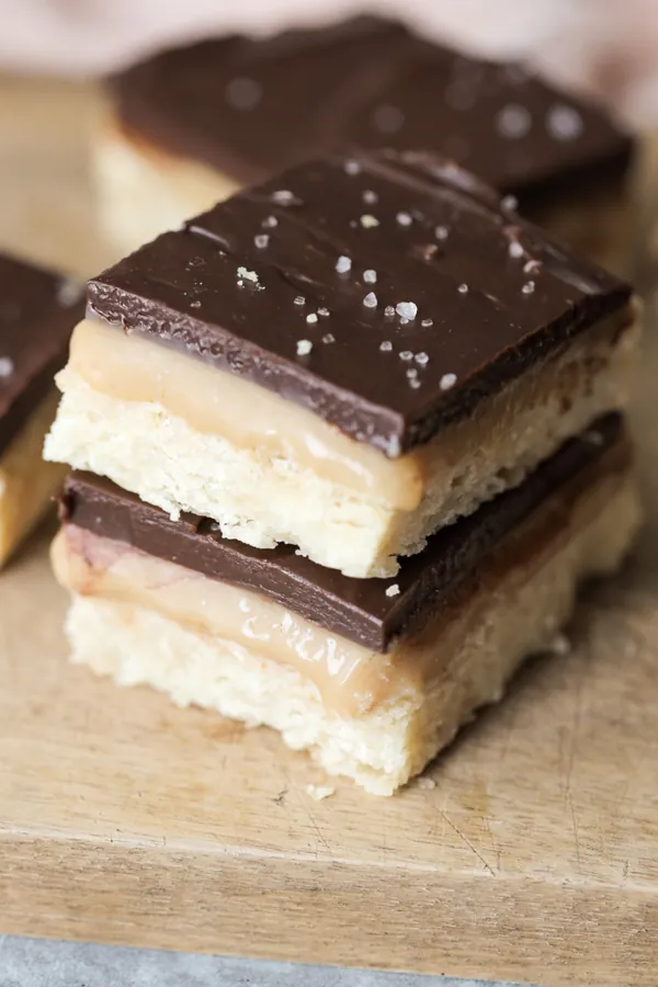 Sourdough Millionaire's Shortbread