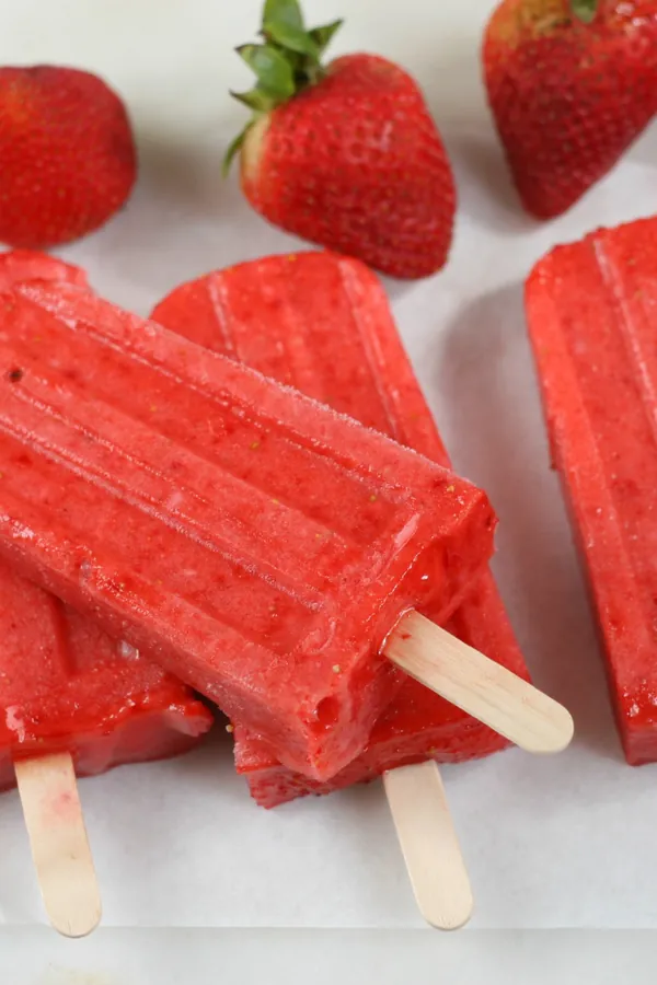 Strawberry Frozen Fruit Bars