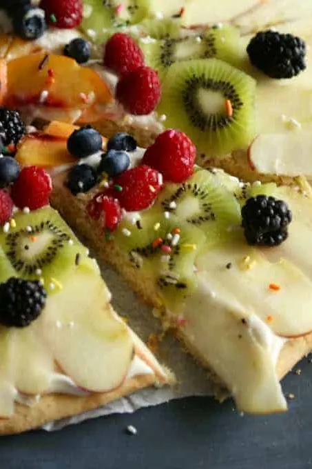 Sugar Cookie Fruit Pizza