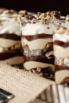 Tagalong Peanut Butter Parfaits