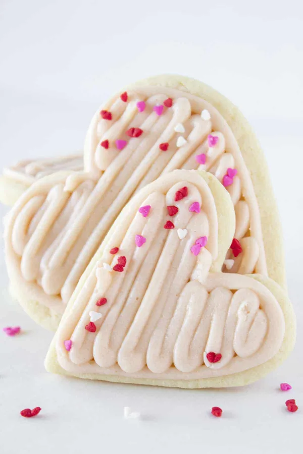 The Best Heart Shaped Sugar Cookies