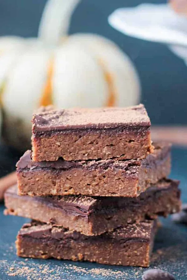 Vegan Pumpkin Fudge Bars