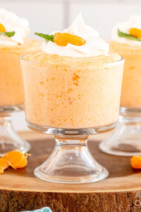 Whipped Jello Mandarin Orange Mousse