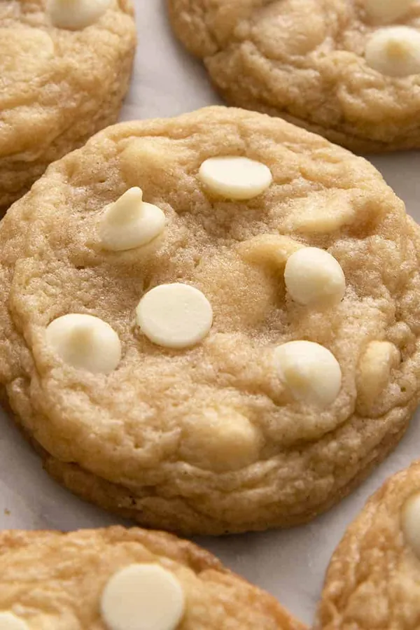 White chocolate chip cookies