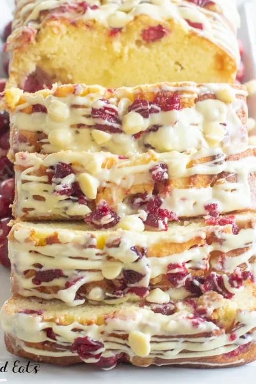 White Chocolate Cranberry Bread  