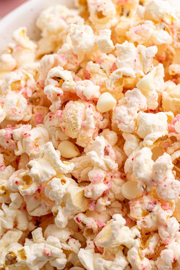 White Chocolate Peppermint Popcorn Recipe