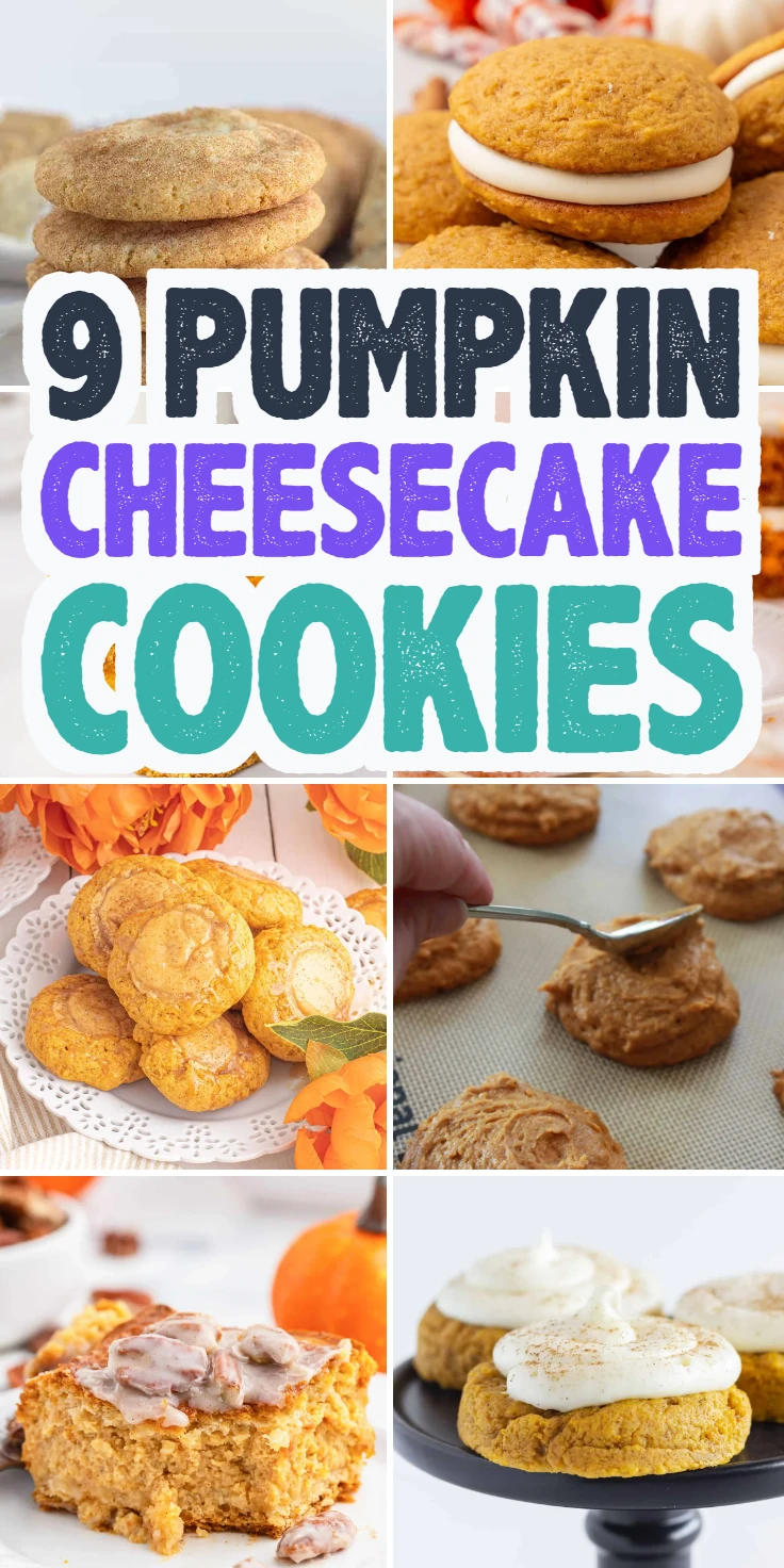 Pumpkin Cheesecake Cookies