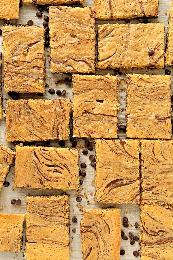 Almond Flour Cookie Bars