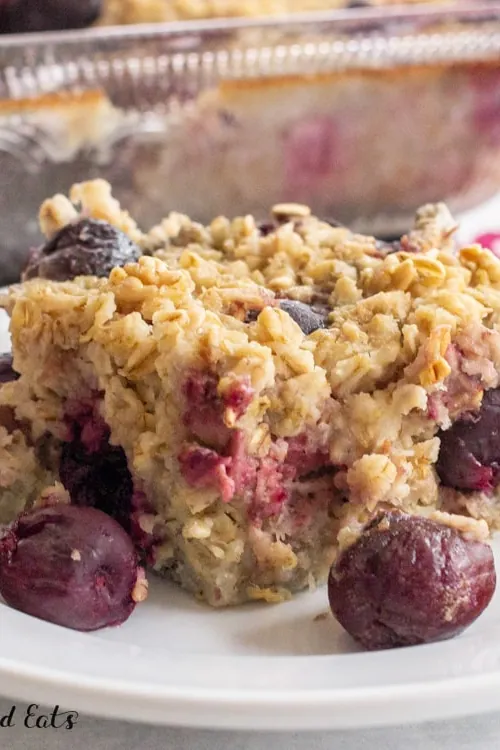 Baked Cherry Oatmeal
