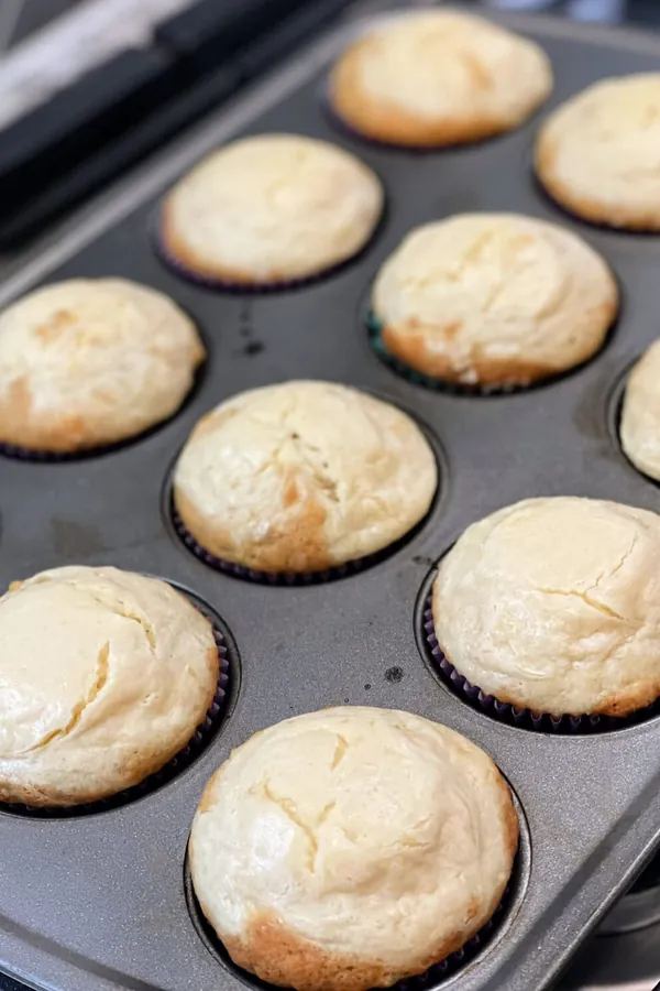 Banana Cream Cheese Muffins