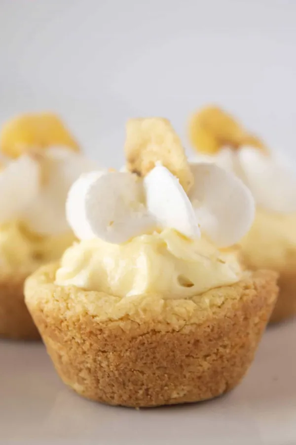 Banana Pudding Cookie Cups