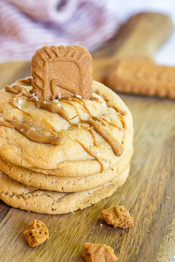 Best Biscoff Stuffed Cookie Butter Cookies Recipe