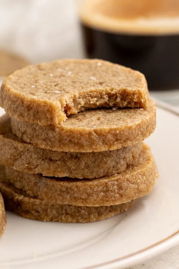 Brown Butter Shortbread Cookies