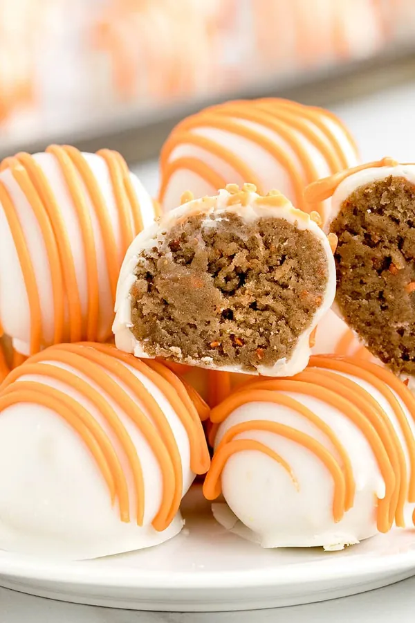 Carrot Cake Cheesecake Bites