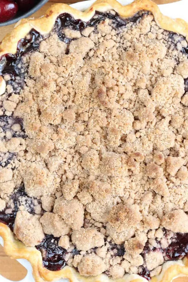 Cherry Crumb Pie
