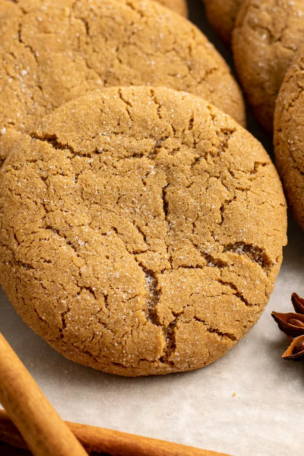 Chewy Gluten-Free Ginger Molasses Cookies
