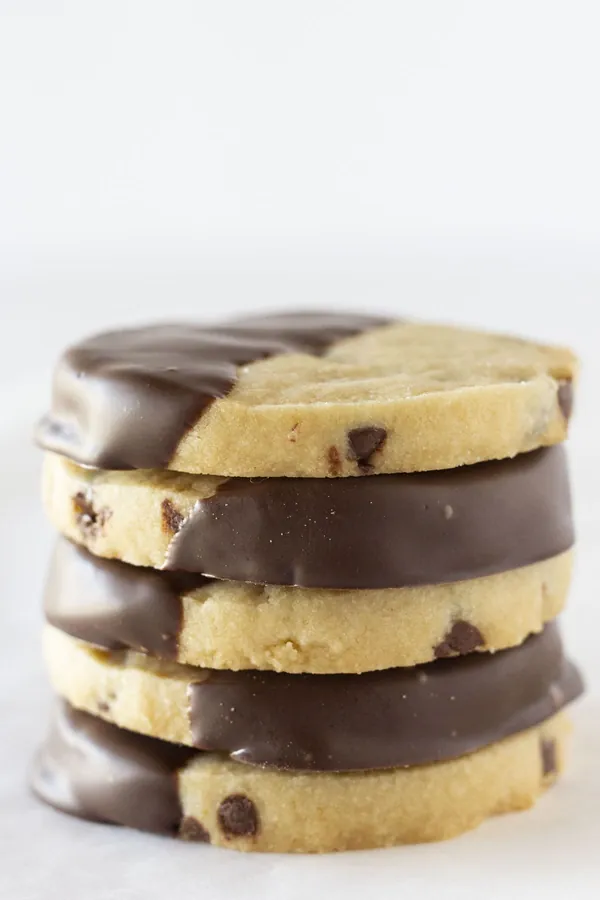 Chocolate Chip Shortbread Cookies