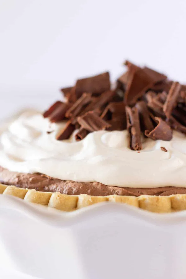Chocolate Mousse Pie with Instant Pudding