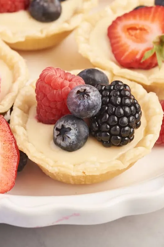 Cream Cheese Fruit Tarts