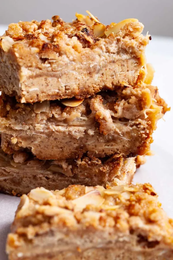 Easy Almond Flour Rhubarb Cookie Bars